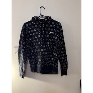 Nike Monogram Black Oversized Hoodie Size XS